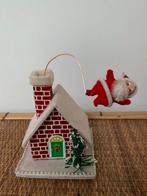 Vintage muziekdoos kerstman, Diversen, Kerst, Ophalen of Verzenden, Gebruikt