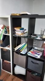 IKEA Open Boekenkast Kallax 2x4 zwart, Huis en Inrichting, Ophalen, Zo goed als nieuw, 25 tot 50 cm, 150 tot 200 cm