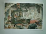 Grote Anton Pieck kaart weeftoestel weven, Verzamelen, Ansichtkaarten | Themakaarten, Verzenden, 1980 tot heden
