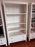 Witte Boekenkast met Lades van Kabinet, Ophalen, Overige materialen, 200 cm of meer, 50 tot 100 cm