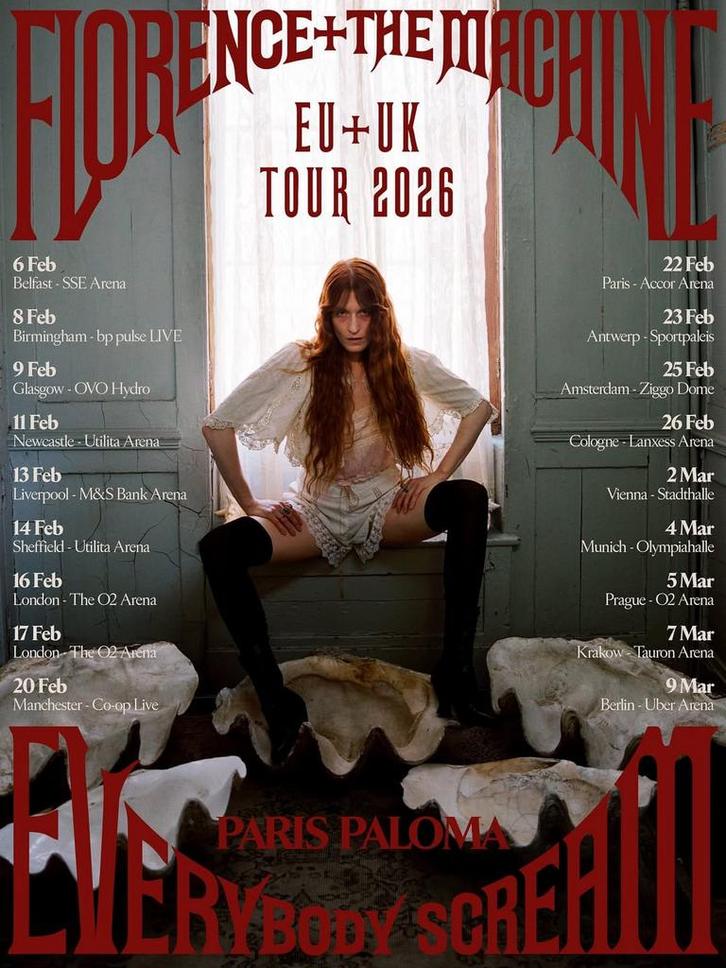 Florence and The Machine - Ziggo Dome, Tickets en Kaartjes, Concerten | Pop, Drie personen of meer, Februari