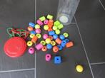 kralen set met 2 veters set van 45 houten kralen 3,5cm groot, Kinderen en Baby's, Speelgoed | Educatief en Creatief, Ophalen of Verzenden