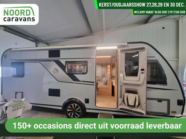 KNAUS SUDWIND 60 YEARS 580 QS STAPELBED + MOVER + DWARSBED, Caravans en Kamperen, Caravans, Bedrijf, tot en met 6, 1500 - 2000 kg