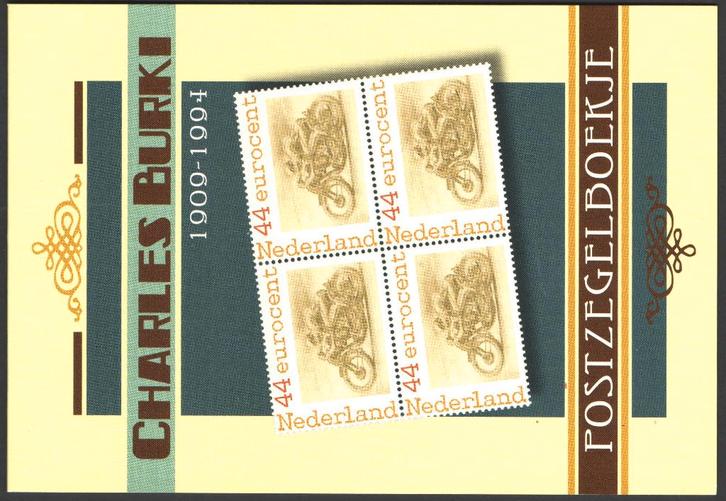 Nederland Persoonlijk Postzegelboekje Charles Burki (2), Postzegels en Munten, Postzegels | Nederland, Postfris, Na 1940, Ophalen of Verzenden