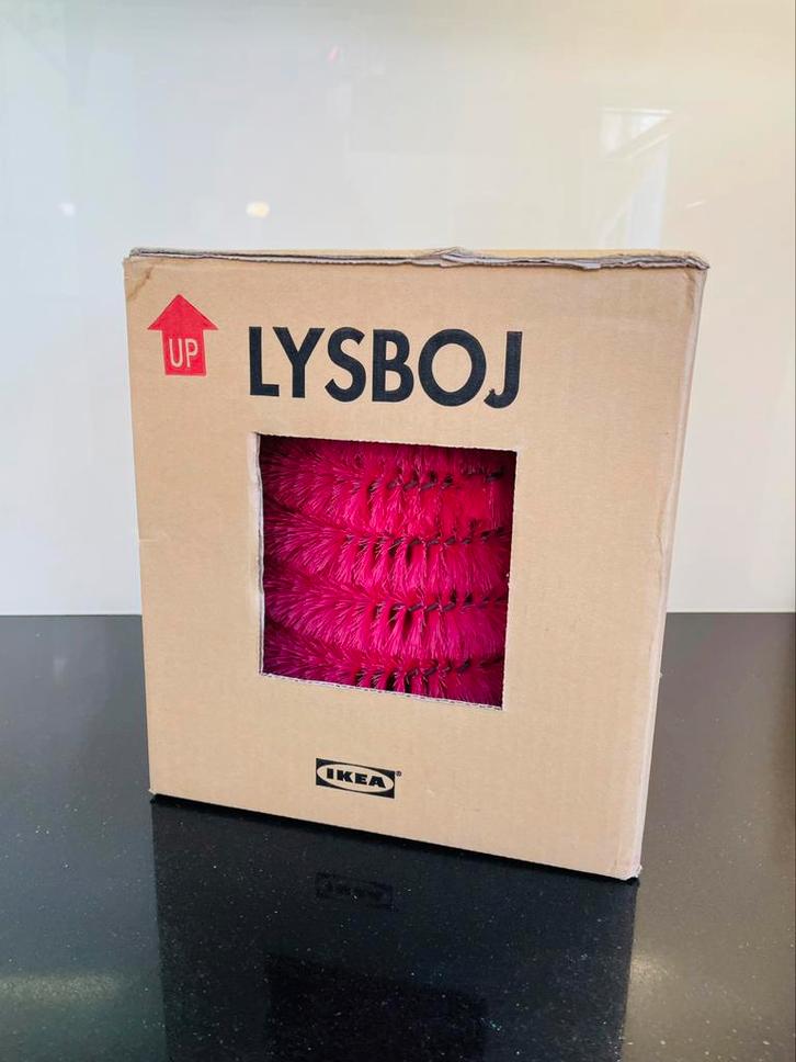 Flessenborsel Lamp uit 1995 IKEA LYSBOJ, Huis en Inrichting, Lampen | Tafellampen, Nieuw, Minder dan 50 cm, Ophalen of Verzenden