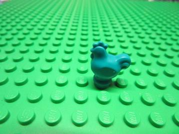 L352 LEGO DIEREN *NIEUW* KIP CHICKEN DONKER TURQUOISE 1413 beschikbaar voor biedingen