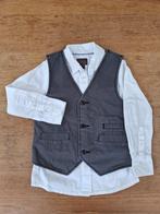 Esprit: witte blouse maat 104-110 en gillet maat 116-122, Ophalen, Zo goed als nieuw, Esprit, Jongen