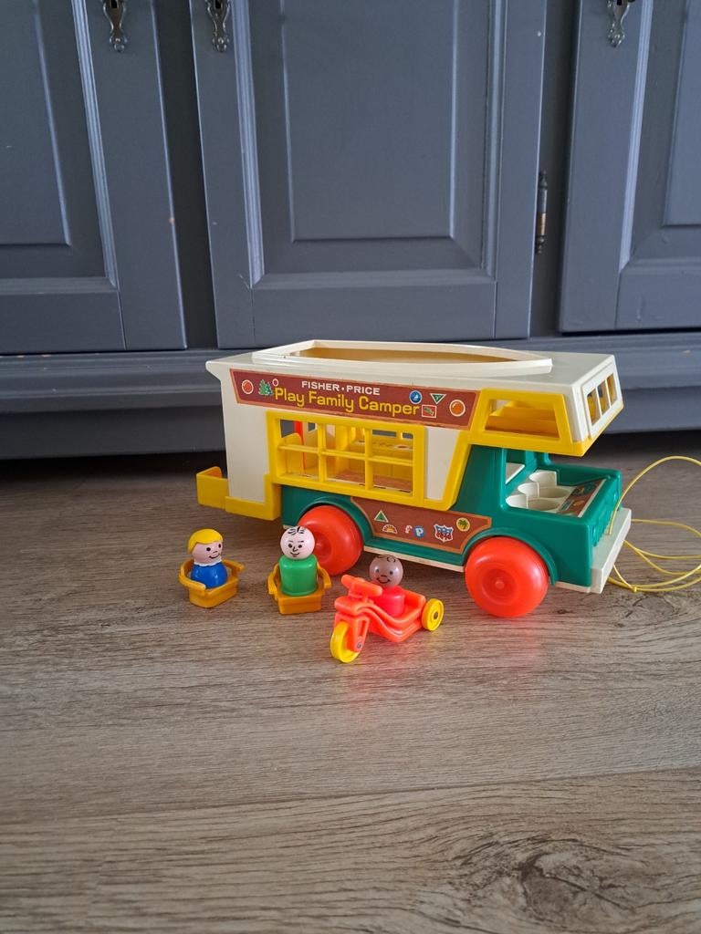 Vintage camper Fischer price, Ophalen of Verzenden