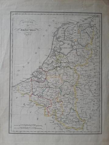 04 / gekleurde kopergravure 1829 van Nederland Pays-Bas beschikbaar voor biedingen