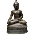 Grote 19e-eeuwse Thaise bronzen Boeddha, Ophalen of Verzenden, Gebruikt