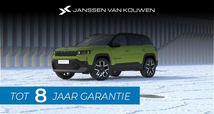 Jeep Compass First Edition 74 kWh Nu te bestellen - Janssen, Auto's, Jeep, Bedrijf, Te koop, Compass, 360° camera, ABS, Achteruitrijcamera