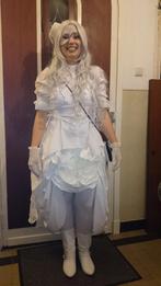 Complete witte cosplay carnaval outfit, Maat 38/40 (M), Carnaval, Corsetstory, Ophalen of Verzenden