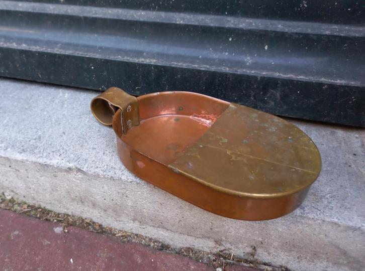 Koper mansbakje centenbakje vintage, Antiek en Kunst, Antiek | Koper en Brons, Koper, Ophalen of Verzenden