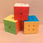 3 leuke speedcubes, Ophalen of Verzenden, Minder dan 500 stukjes, Zo goed als nieuw, Rubik's of 3D-puzzel