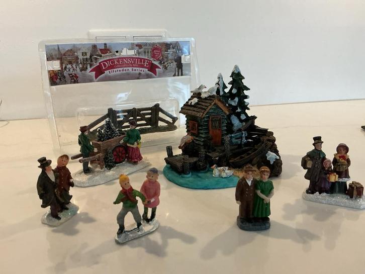 Dickensville  Serie Miniatuur Figuren Set aanv kerstdorp, Diversen, Kerst, Gebruikt, Ophalen of Verzenden