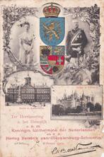felicitatie kaart tgv kon wilhelmina/ hertog hendrik 1901, Ophalen of Verzenden, Voor 1920, Noord-Brabant