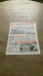 Fokker 100 Trimvlakblad  6 november 1987, Ophalen of Verzenden, 1980 tot heden, Tijdschrift