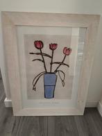 Schilderij met lijst ikea, Huis en Inrichting, Ophalen of Verzenden, Zo goed als nieuw, Hout