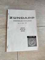 Zündapp onderdelen catalogus 1979 voor CS50/GTS50/KS50, Fietsen en Brommers, Ophalen of Verzenden, Gebruikt, Overige typen