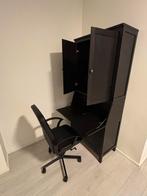 Ikea Hemnes Secretair Bureau - Zwartbruin, Ophalen, Gebruikt