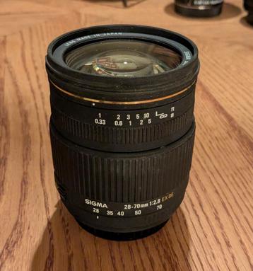 Sigma 28-70mm f/2.8 EX DG EF Lens beschikbaar voor biedingen