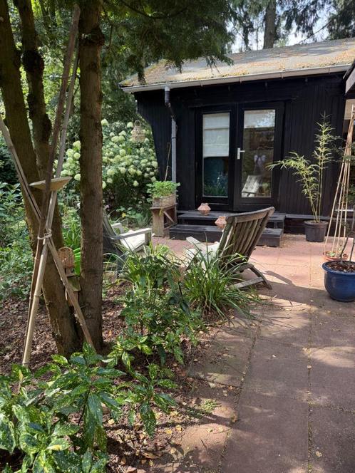 chalet op rustig kleinschalig bospark De Leemstobbe, Caravans en Kamperen, Stacaravans, Ophalen