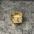 14k gouden ring heren massief paard model nieuw, Ophalen of Verzenden