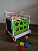 Educatieve loopwagen vanaf 1 jaar, Kinderen en Baby's, Speelgoed | Houten speelgoed, Ophalen of Verzenden, Zo goed als nieuw