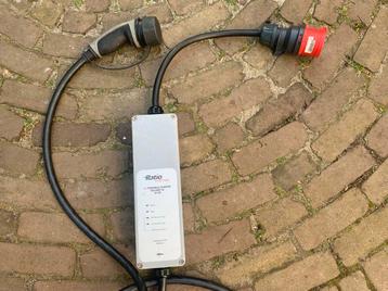 Draagbare EV lader 32A 400V 22kW 3fase beschikbaar voor biedingen