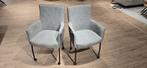Eetkamerstoelen Jazz 4 stuks, Ophalen, Blauw, Zo goed als nieuw, Metaal