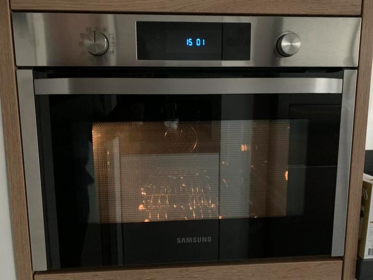 Samsung  Inbouw combi oven (GEEN DRAAIPLATEAU), Witgoed en Apparatuur, Ovens, Gebruikt, Inbouw, Oven met grill, 45 tot 60 cm, 45 tot 60 cm