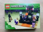Lego minecraft the end arena 21242, Ophalen of Verzenden, Zo goed als nieuw, Complete set, Lego