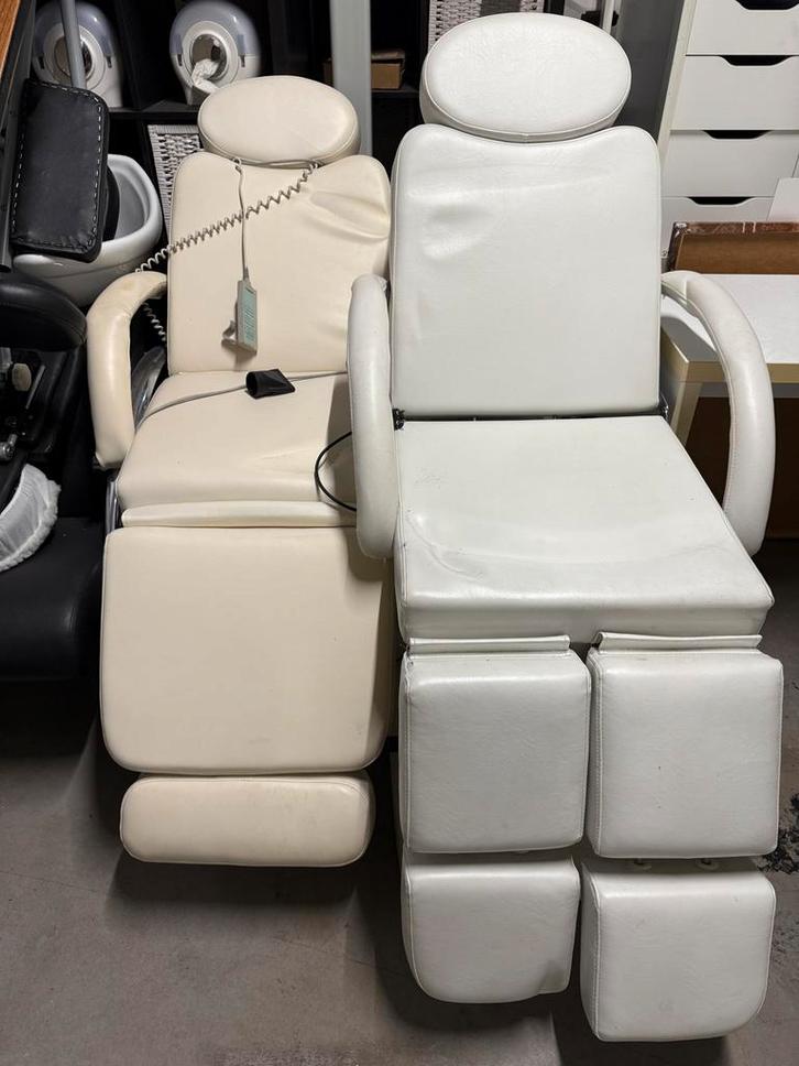 INBOEDEL VERKOOP! Witte behandelstoelen, Sport en Fitness, Gezondheidsproducten en Wellness, Gebruikt, Overige typen, Ophalen