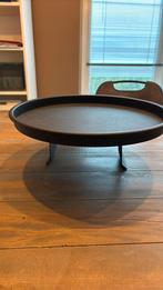 Tafel voor de armleuning bank, Ophalen of Verzenden, Zo goed als nieuw, Rond