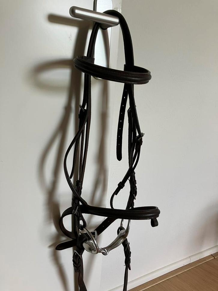 leren hoofdstel full, Dieren en Toebehoren, Paarden en Pony's | Hoofdstellen en Tuigage, Gebruikt, Recreatie, Ophalen of Verzenden