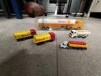 4 verschillende speelgoed Shell auto s vrachtwagens vintage, Antiek en Kunst, Antiek | Speelgoed, Ophalen of Verzenden
