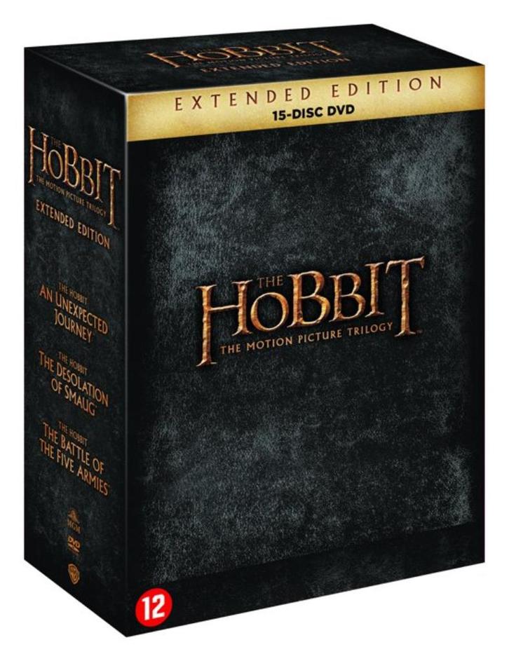 The Hobbit Extended Trilogy DVD, Nieuw nog Geseald 15 Discs., Cd's en Dvd's, Dvd's | Avontuur, Nieuw in verpakking, Boxset, Ophalen of Verzenden