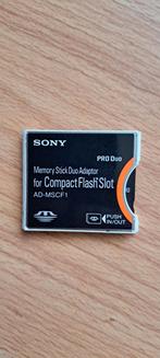 Sony compact flash slot, Ophalen of Verzenden, Fotocamera, Sony, Memory stick