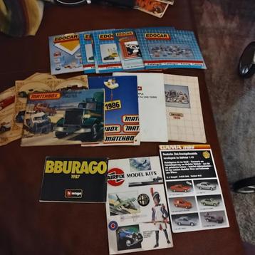 folderboekje gama herpa  matchboox airfix  BBurago edocar beschikbaar voor biedingen