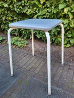 Brocante vintage retro kruk ijzer met kunststof, Ophalen, Huis en Inrichting