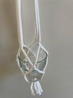 Glazen hangend bloempotje / klein bloempotje / vaasje, Tuin en Terras, Overige materialen, Rond, Ophalen of Verzenden, Zo goed als nieuw