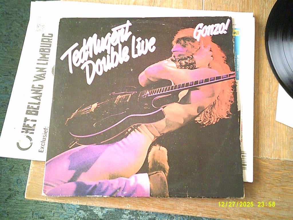 Ted Nugent – Double Live Gonzo! Vinyl Dubbel LP, Cd's en Dvd's, Vinyl | Hardrock en Metal, Ophalen of Verzenden, Zo goed als nieuw