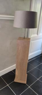 Vloerlamp eiken voet met kap, Huis en Inrichting, Lampen | Vloerlampen, Ophalen, Gebruikt, 150 tot 200 cm