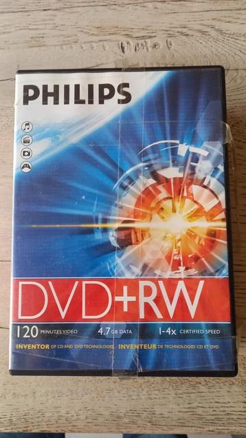 Nieuwe beschrijfbare DVD+RW - 9 stuks beschikbaar voor biedingen