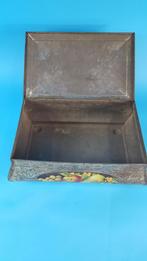 Vintage brocante metalen blik met fruit stilleven. 6C6, Ophalen of Verzenden, Gebruikt, Overige, Overige merken