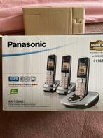 Panasonic KX-TGA6423NLS, Ophalen of Verzenden, Zo goed als nieuw, 3 handsets