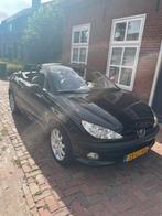 Peugeot 206 1.6 16V CC 2003 Zwart, Voorwielaandrijving, 4 cilinders, Cabriolet, 4 stoelen