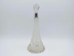Kristallen karaf met zilveren rand, Birmingham, 1898, Antiek en Kunst, Antiek | Glas en Kristal, Verzenden