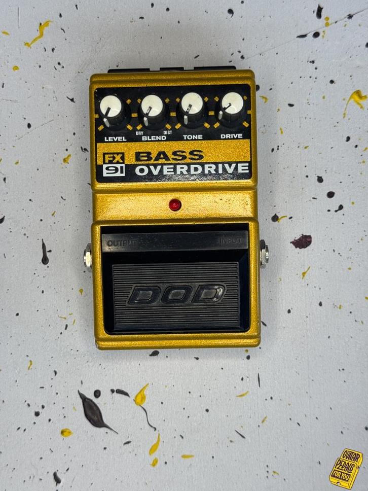 DOD FX91 Bass Overdrive, Muziek en Instrumenten, Effecten, Gebruikt, Distortion, Overdrive of Fuzz, Ophalen of Verzenden