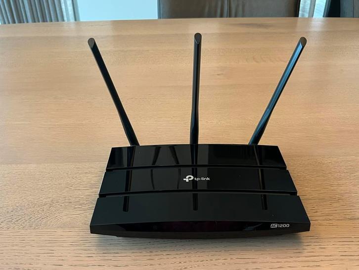 TP-link AC 1200 Archer C1200 Router, Computers en Software, Routers en Modems, Gebruikt, Router met modem, Ophalen of Verzenden